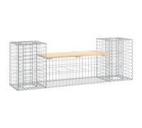 VIDAXL - Panca Giardino Design Gabbione 183x41x60,5 cm Massello di Pino