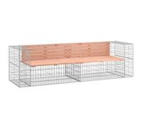 VIDAXL - Panca Giardino Design Gabbione 244x71x65,5 cm Massello Douglas