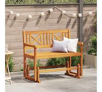 vidaXL Panca Glider da Giardino Naturale 110 x 59 x 97 cm