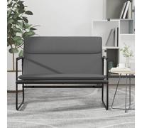 vidaXL Panca Grigia 100x64x80 cm in Similpelle