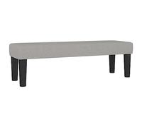 vidaXL Panca Grigio Chiaro 100x30x30 cm in Tessuto