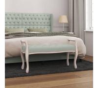 vidaXL Panca Grigio Chiaro 110x45x60 cm in Velluto