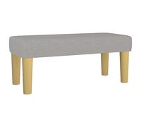 vidaXL Panca Grigio Chiaro 70x30x30 cm in Tessuto
