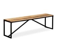 vidaXL Panca in Legno Massello di Mango 160x35x45 cm