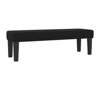 vidaXL Panca Nera 100x30x30 cm in Tessuto