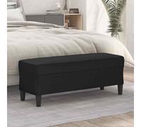 vidaXL Panca Nera 100x35x41 cm in Similpelle