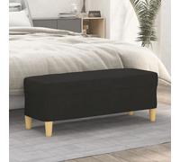 vidaXL Panca Nera 100x35x41 cm in Tessuto