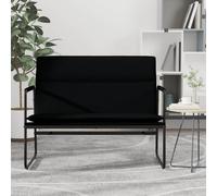 vidaXL Panca Nera 100x64x80 cm in Tessuto