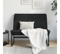 vidaXL Panca Nera 100x75x76 cm in Tessuto