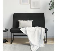 vidaXL Panca Nera 100x75x76 cm in Tessuto