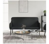 Panca nera 110x76x80 cm in similpelle