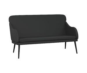 vidaXL Panca Nera 110x76x80 cm in Similpelle