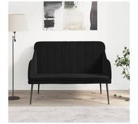 VIDAXL - Panca Nera 110x76x80 Cm In Velluto