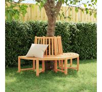 vidaXL Panca per Albero Semi Circolare Ø160 cm Legno Massello di Teak