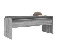 vidaXL Panca per Ingresso con Cuscino Grigio Sonoma 103 x 38 x 40 cm, Panca Elegante, Design Rettangolare, Seduta Moderna, Mobile Imbottito Resistente, Perfetta per l'ingresso