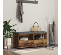 vidaXL Panca per ingresso Legno vecchio 100 x 38 x 46 cm