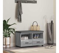 vidaXL Panca per ingresso Sonoma grigia 80 x 38 x 46 cm