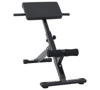 vidaXL Panca per iperestensioni Nero 100,5 x 70 x 78 cm