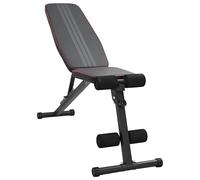 vidaXL Panca per pesi Nero 131 x 41 x 110 cm