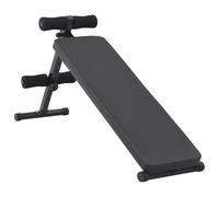 vidaXL Panca per Sit Up 150 kg Pieghevole e Altezza Regolabile 48-68 cm Acciaio