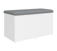 vidaXL Panca Portaoggetti Bianca 82x42x45 cm in Legno Multistrato, Panca portascarpe, Panca scarpiera, Mobile portaoggetti, Panca, scarpiera