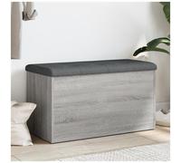 VIDAXL - Panca Portaoggetti Grigio Sonoma 82x42x45 Cm Legno Multistrato