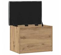 vidaXL Panca Portaoggetti Rovere Artigianale 62x42x45 cm in Truciolato, Panca portascarpe, Panca scarpiera, Mobile portaoggetti, Panca, scarpiera