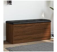VIDAXL - Panca Portaoggetti Rovere Marrone 102x42x45cm Legno Multistrato