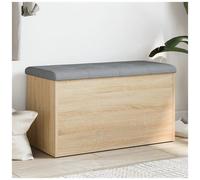 vidaXL Panca Portaoggetti Rovere Sonoma 82x42x45 cm Legno Multistrato, Panca portascarpe, Panca scarpiera, Mobile portaoggetti, Panca, scarpiera
