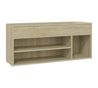 VIDAXL - Panca Portascarpe Rovere Sonoma 105x30x45 cm in Truciolato