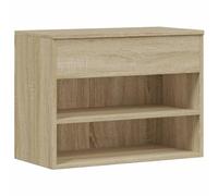 vidaXL Panca Portascarpe Rovere Sonoma 60x30x45 cm in Truciolato