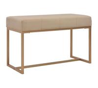 Panca 80 cm in velluto beige