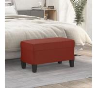vidaXL Panca Rosso Vino 70x35x41 cm in Similpelle