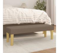 vidaXL Panca Tortora 100x30x30 cm in Tessuto