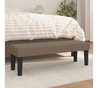 vidaXL Panca Tortora 100x30x30 cm in Tessuto