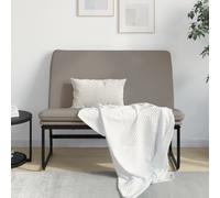 vidaXL Panca Tortora 100x75x76 cm in Tessuto