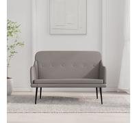 vidaXL Panca Tortora 110x76x80 cm in Tessuto