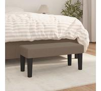 vidaXL Panca Tortora 70x30x30 cm in Tessuto