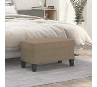 vidaXL Panca tortora 70x35x41 cm in Tessuto