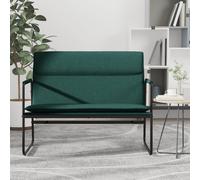 vidaXL Panca Verde Scuro 100x64x80 cm in Tessuto