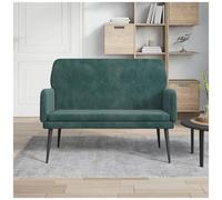 VIDAXL - Panca Verde Scuro 108x79x79 Cm In Velluto
