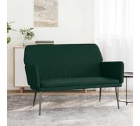 vidaXL Panca Verde Scuro 108x79x79 cm in Velluto