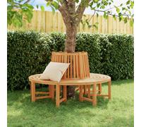 vidaXL Panche per Albero Semi Circolari 2pz Ø160cm Legno Massello Teak