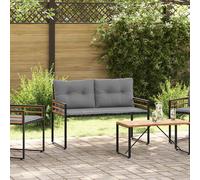vidaXL Panchetta in Legno a Strati 114 x 55 x 77 cm Grigio chiaro