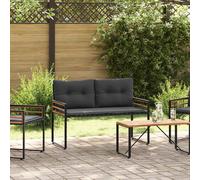 vidaXL Panchetta in Legno a Strati 114 x 55 x 77 cm Grigio tenue