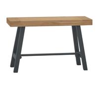 vidaXL Panchina 80 cm in Legno Massello di Teak