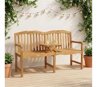 vidaXL Panchina a conchiglia intagliata a mano 155 x 60 x 94 cm