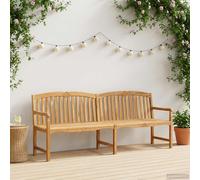 vidaXL Panchina a conchiglia intagliata a mano 228 x 61 x 94,5 cm
