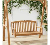 vidaXL Panchina a Dondolo 114 x 60 x 60,5 cm Legno di teak solido