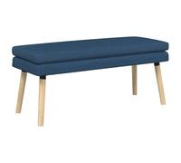 vidaXL Dubbel Laagige Bank Blauw 110 x 40 x 47 cm Stof